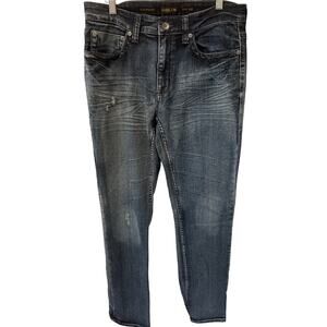 Helix Slim Straight Men's Denim Blue Jeans Size 32 x 32 Skater Grunge Streetwear